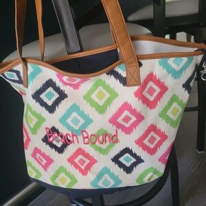 Thirty-one Beach Bound Multicolor Tote Bag